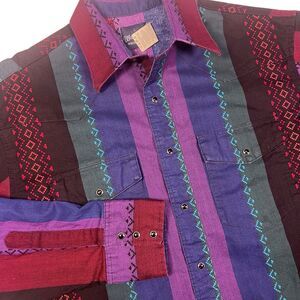Vintage Wrangler Shirt Mens Large